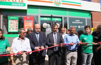 Ahlat’ta Tarım Kredi Kooperatif Marketi törenle hizmete açıldı