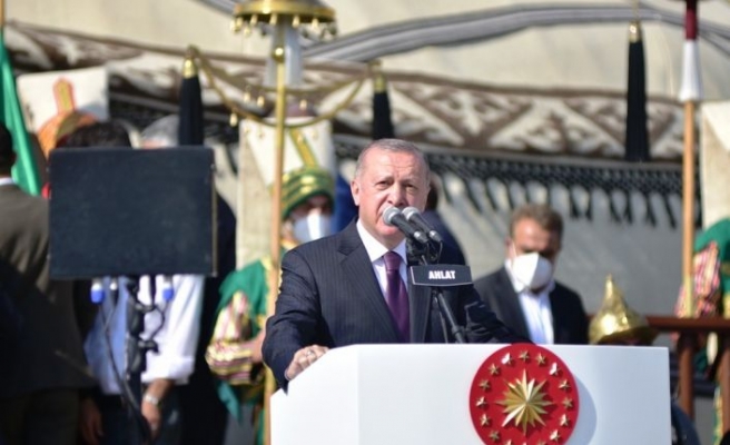 Cumhurbaşkanı Erdoğan Ahlat’ta konuştu